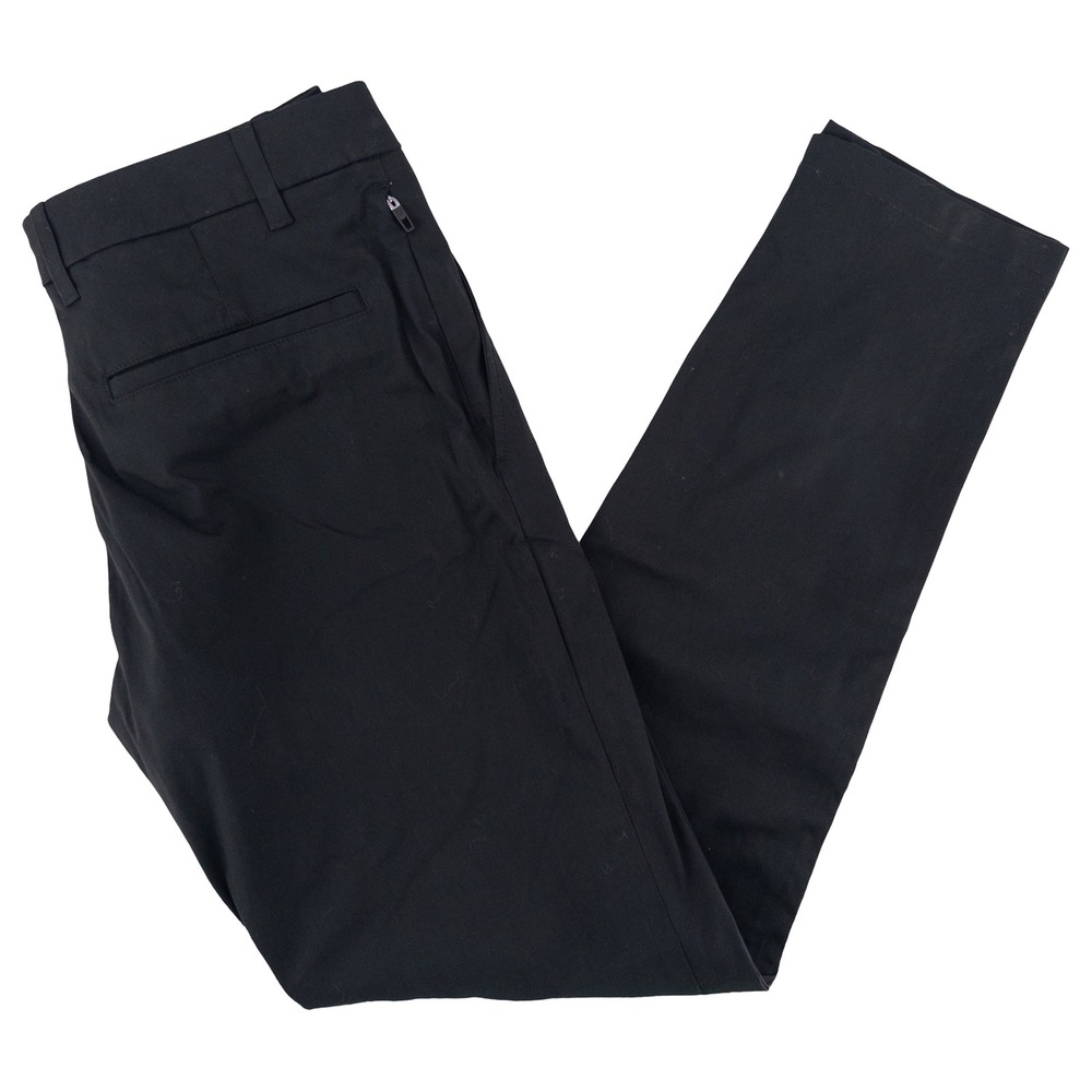 Birddogs Mens 32x32 Chino Pants Black Stretch Performance Golf Trousers Casual